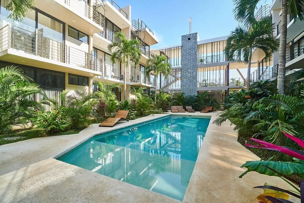 308 Amena Modern Penthouse W/Gym And Private Pool&Rooftop Apartment Tulum