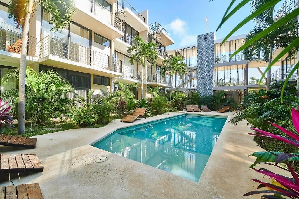 308 Amena Modern Penthouse W/Gym And Private Pool&Rooftop Apartment Tulum Mexico